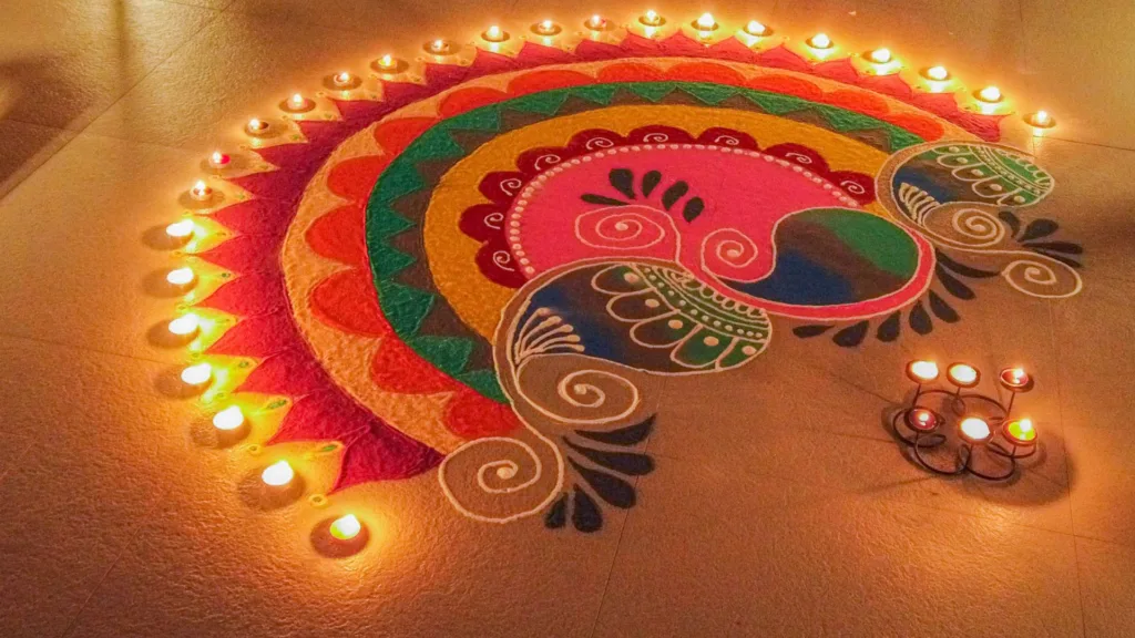 rangoli importance in indian culture by deshsansaar