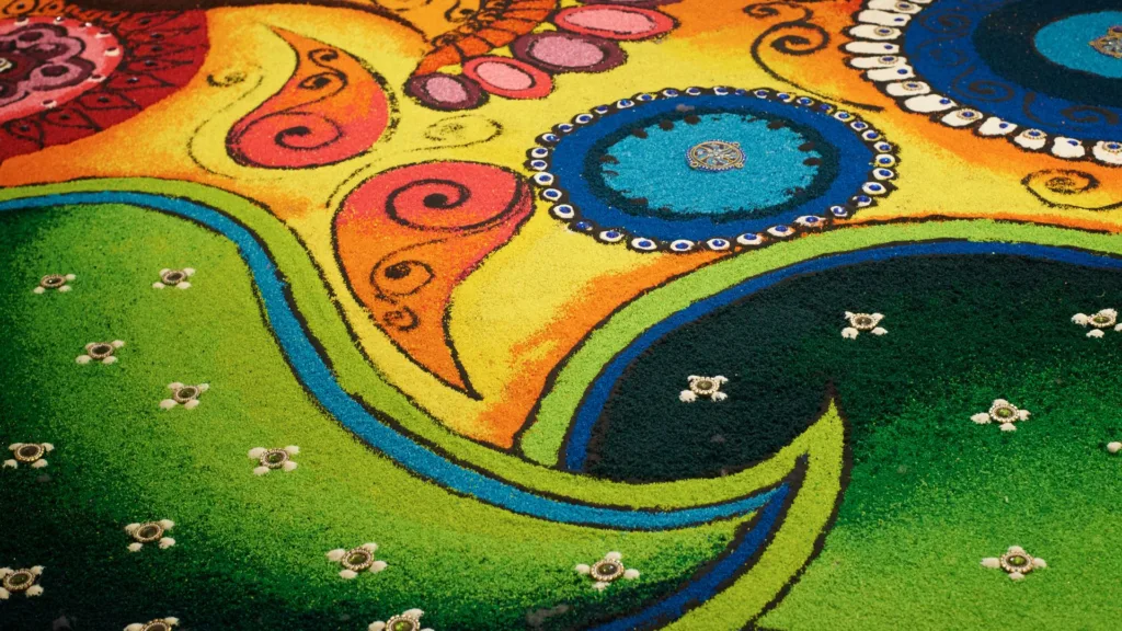rangoli importance in indian culture by deshsansaar