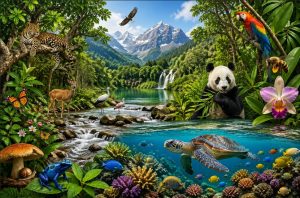 Types of Biodiversity by deshsansaar