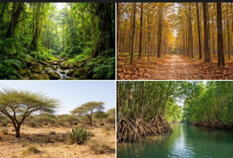 Types of Forests in India by deshsansaar