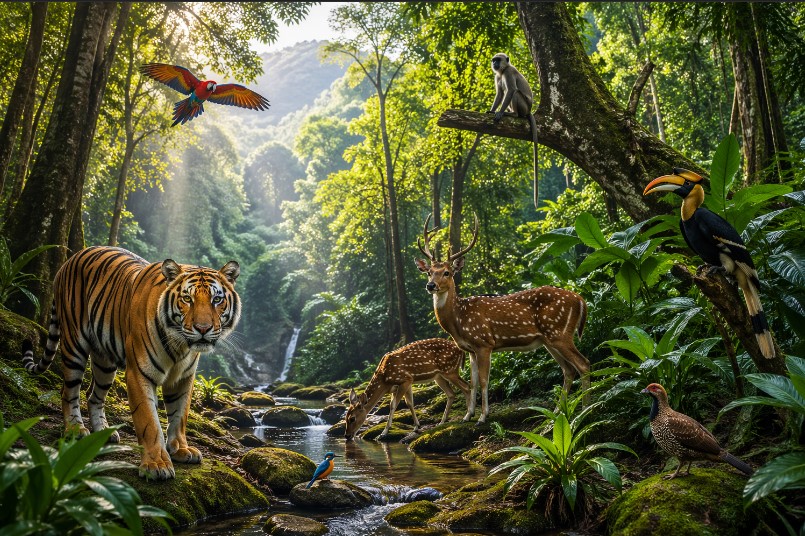 Wildlife in Forests by deshsansaar